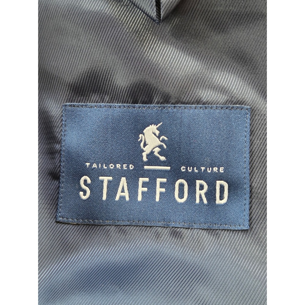 Stafford Travel Blazer Big & Tall Mens 60 Blue NWT $190 - Picture 7 of 9